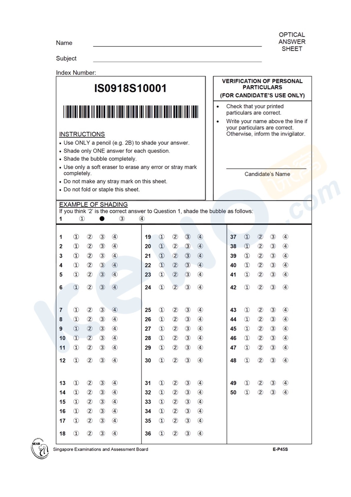 小学AEIS考试试题,S-AEIS考试,